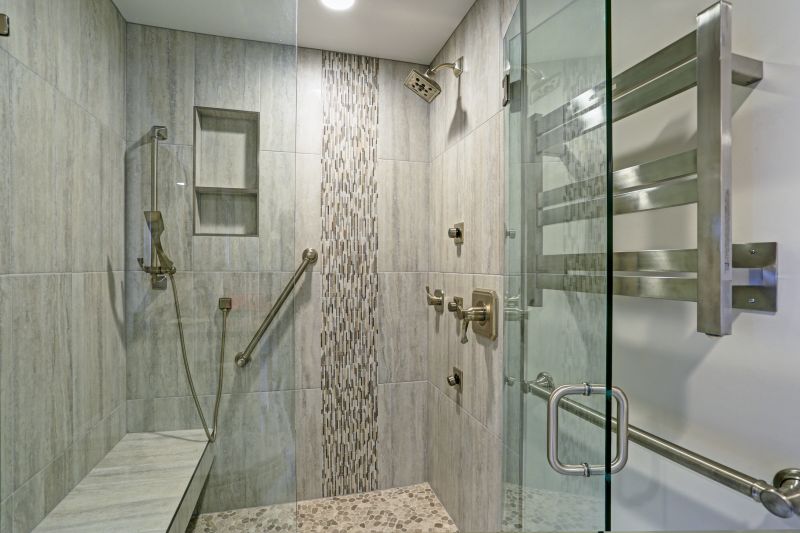 Natural Stone Finish Shower
